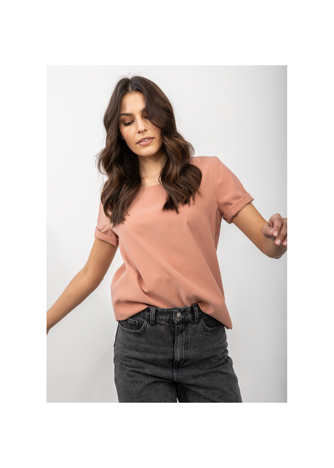 T-shirt CATRINA róż - 81795