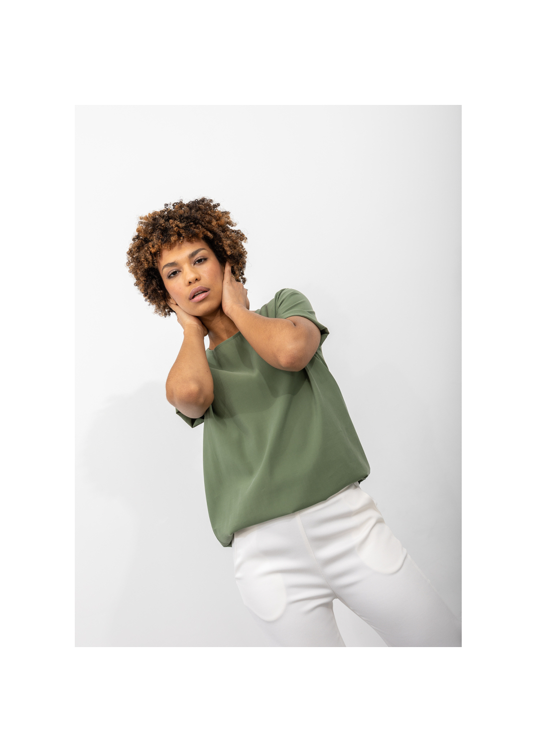 T-shirt CATRINA zielony - 82498