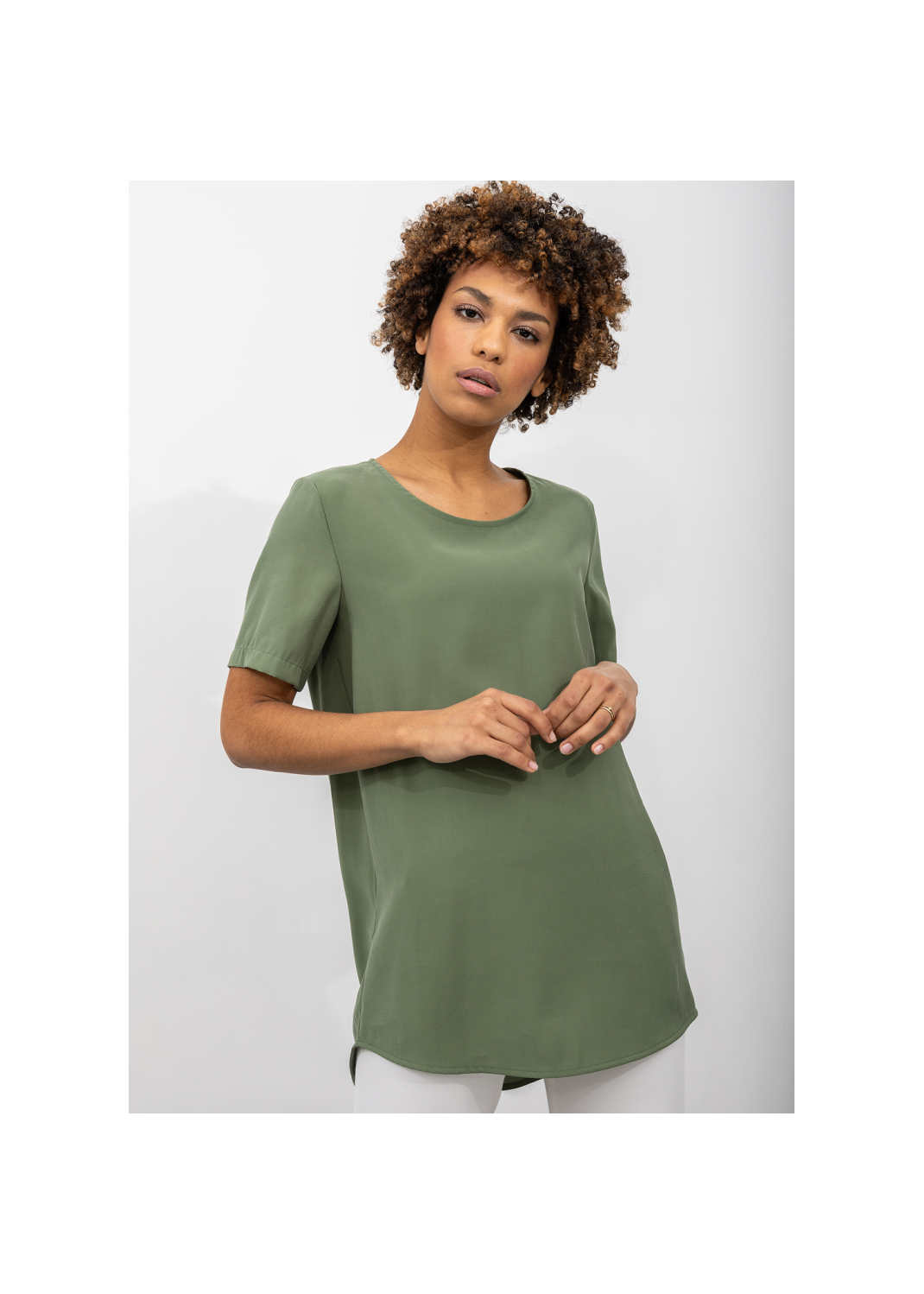 T-shirt CATRINA zielony - 82502