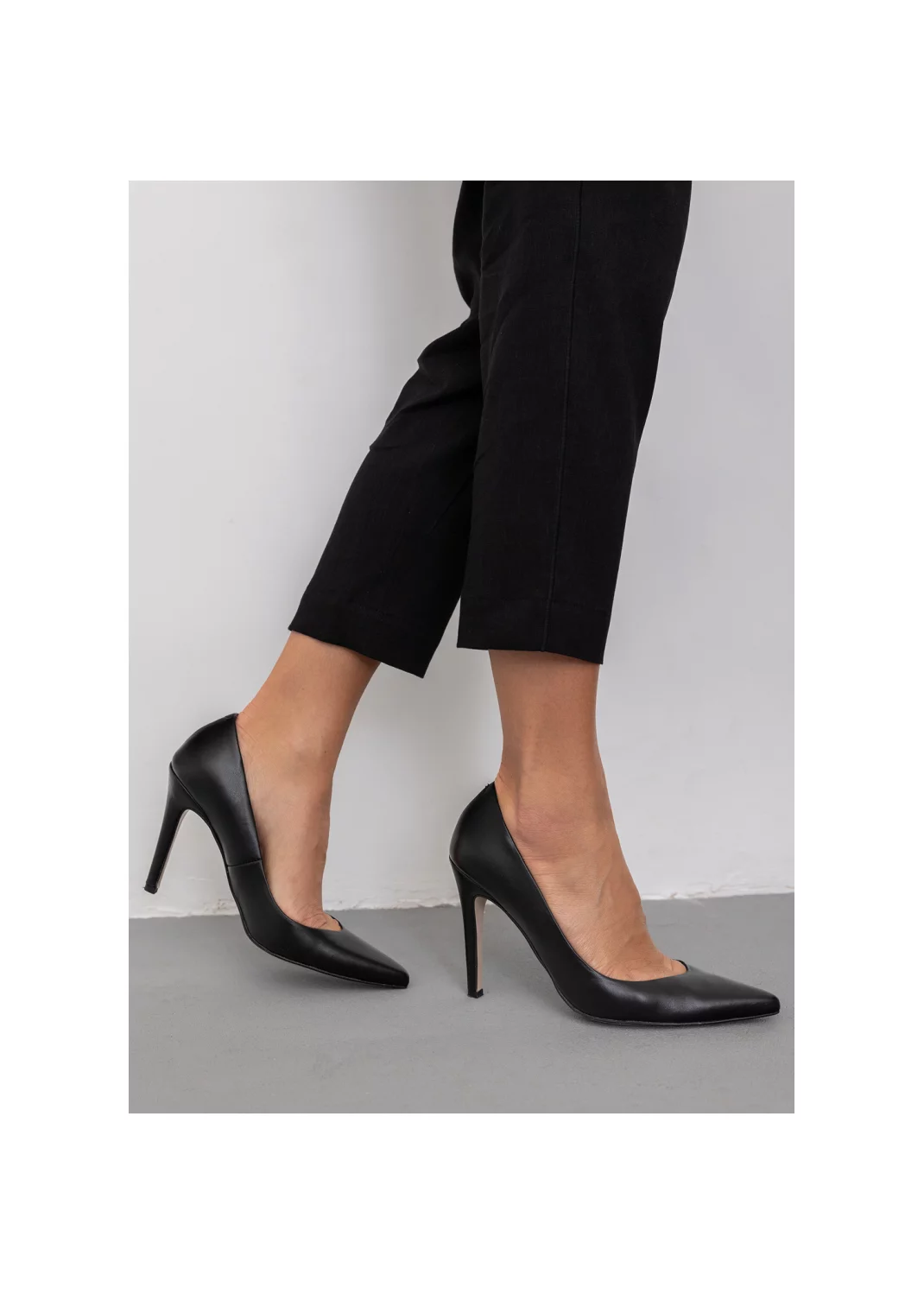 MARIETTA black stiletto pumps - 124548