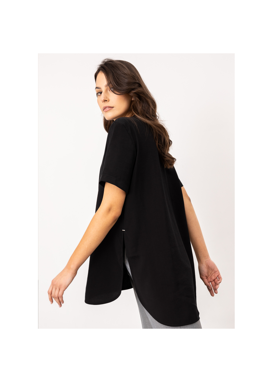 T-shirt CAROLL czarny - 87433
