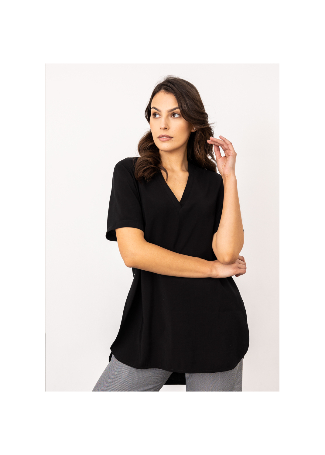 T-shirt CAROLL czarny - 87434