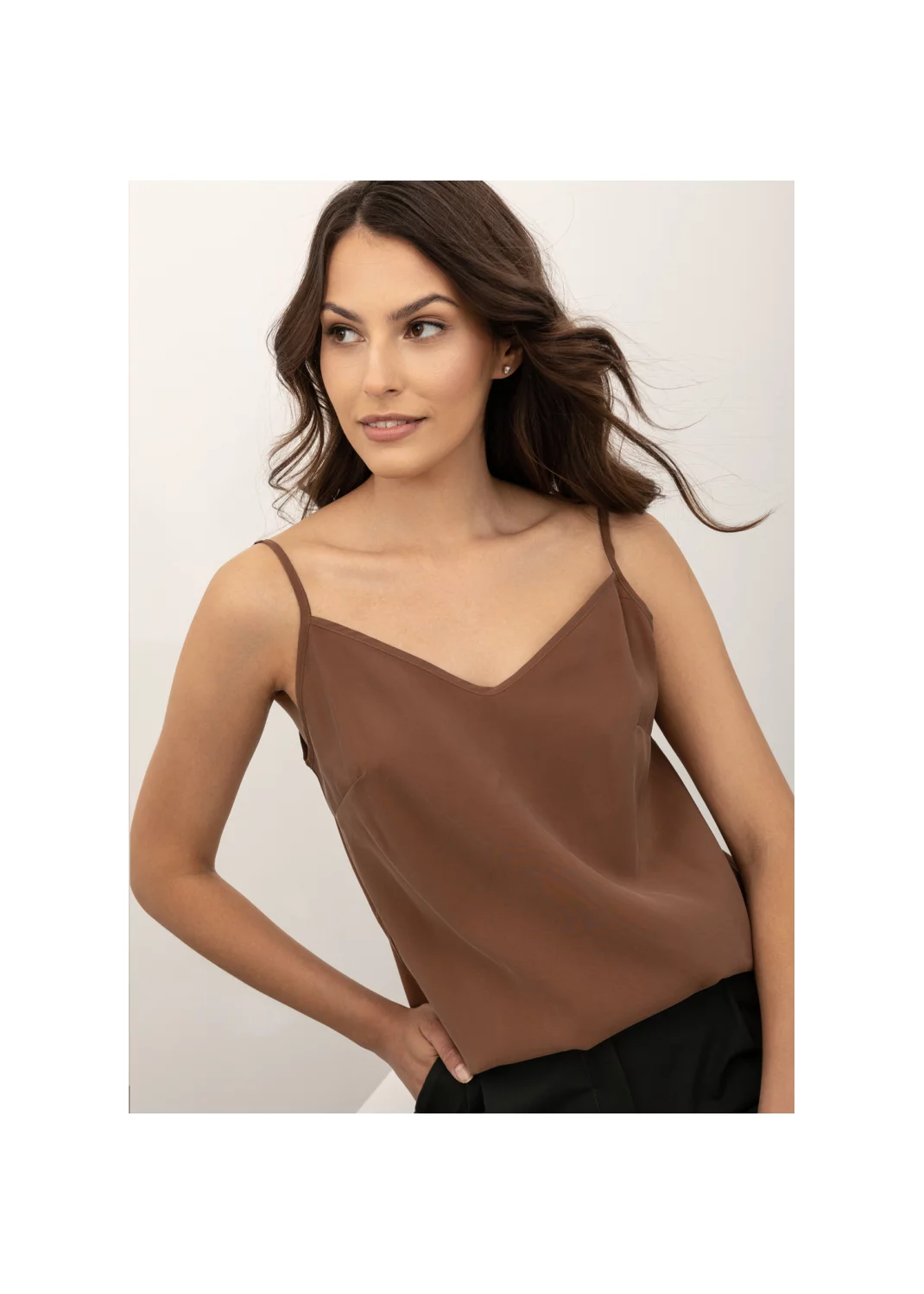 Top CAROLL brown - 131466