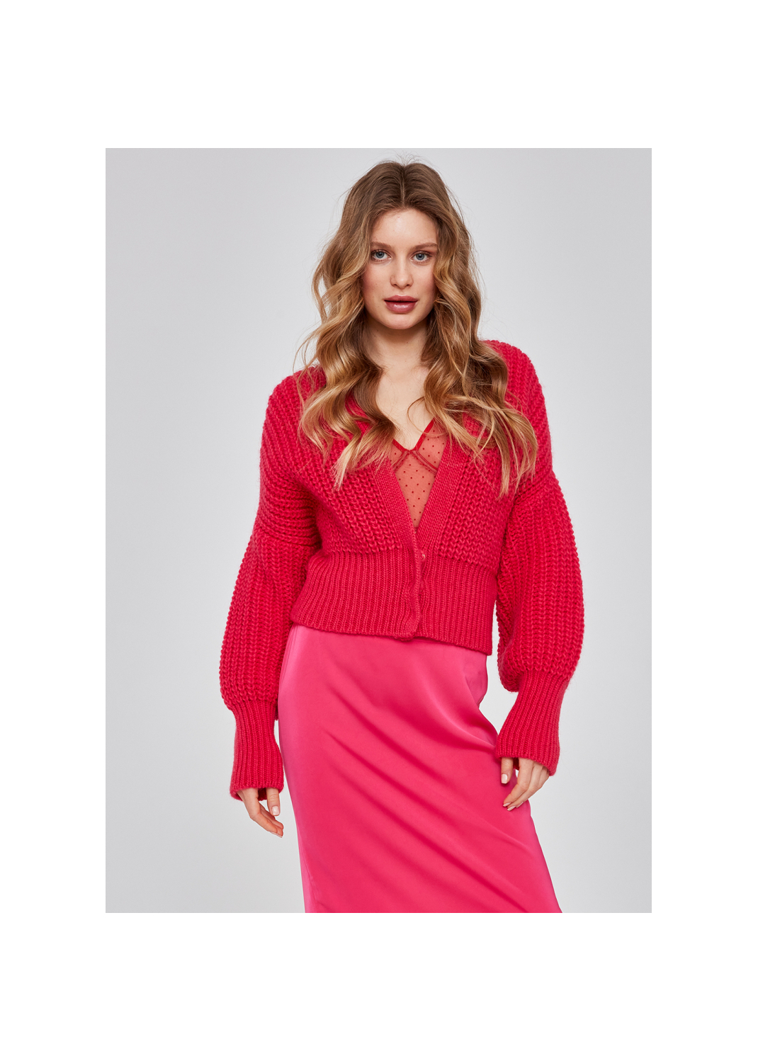 Kardigan ROSELLE magenta - 83963
