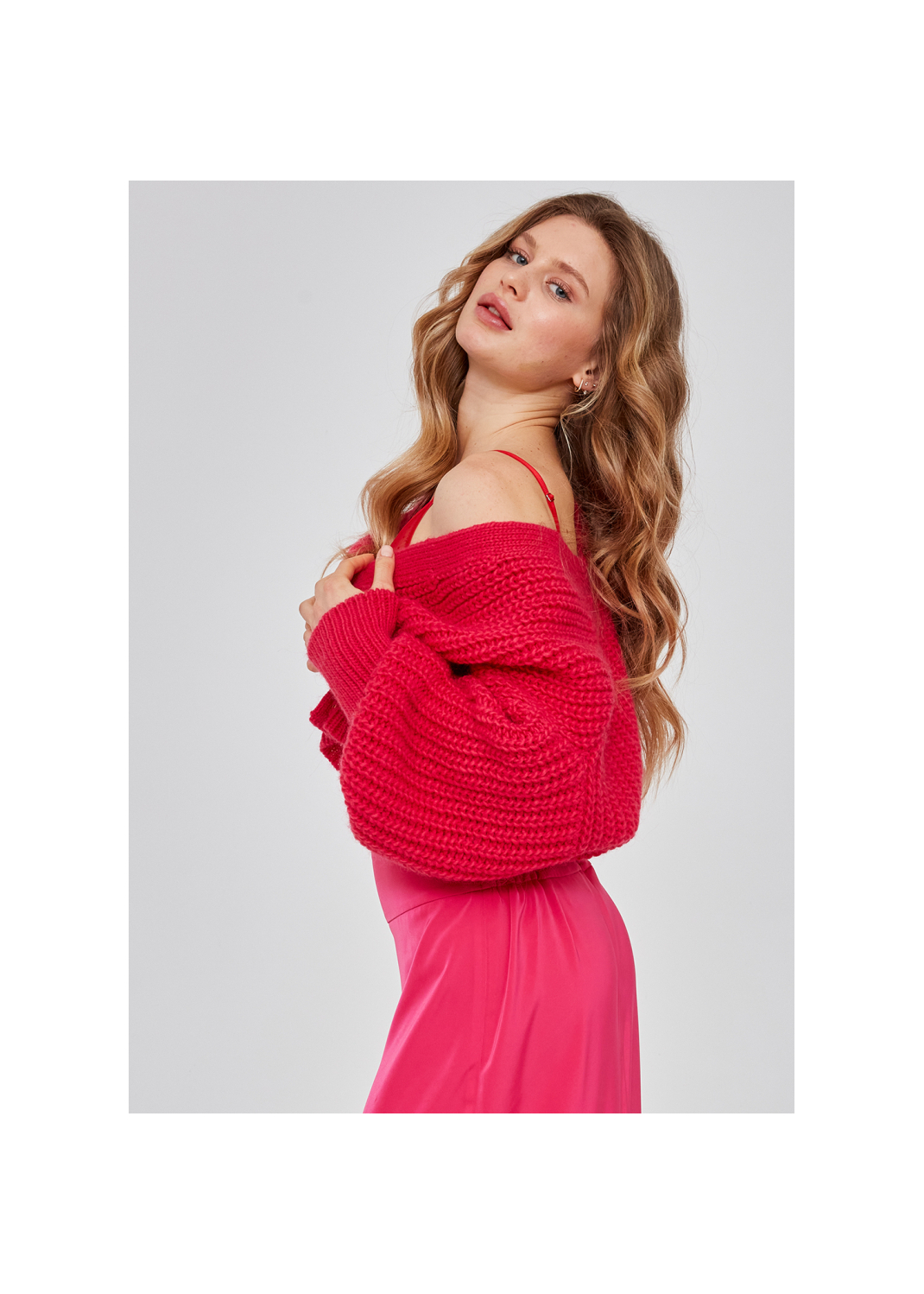 Kardigan ROSELLE magenta - 83964