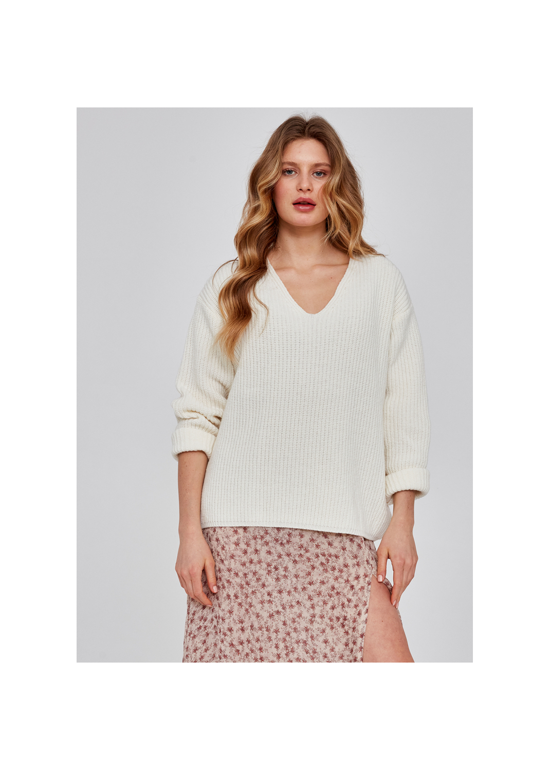 Sweter CLOE kremowy - 83972