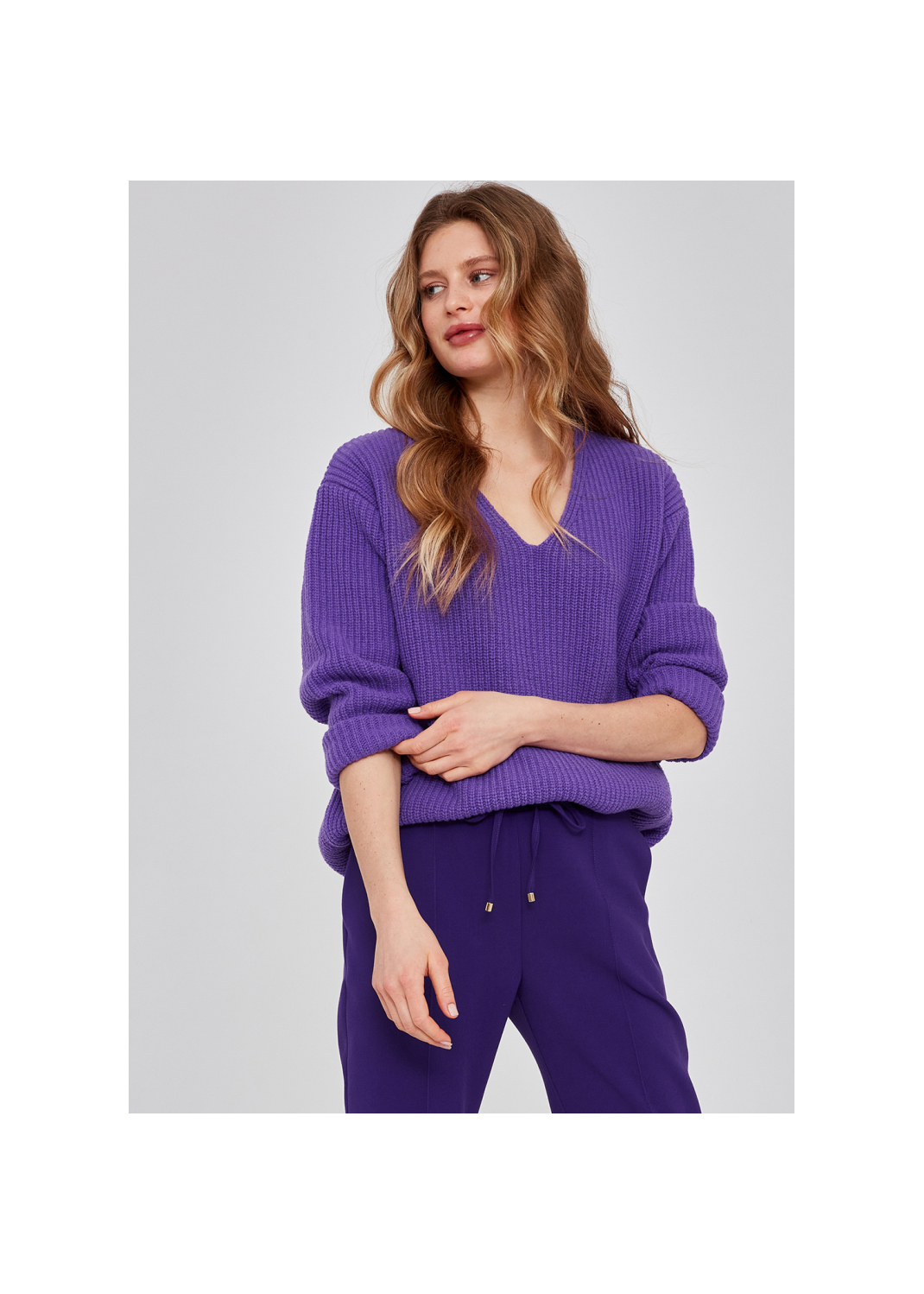 Sweter CLOE fioletowy - 100949