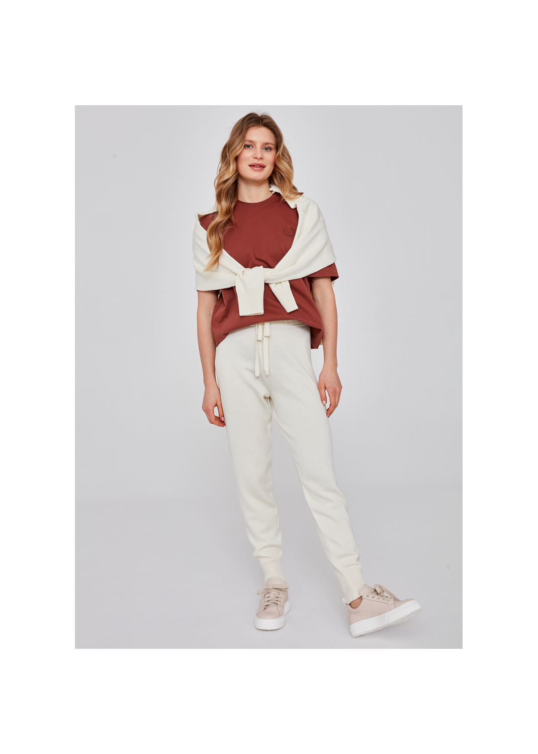 T-shirt IRINA cynamonowy - 84064