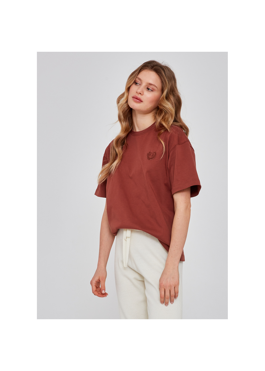 T-shirt IRINA cynamonowy - 84067