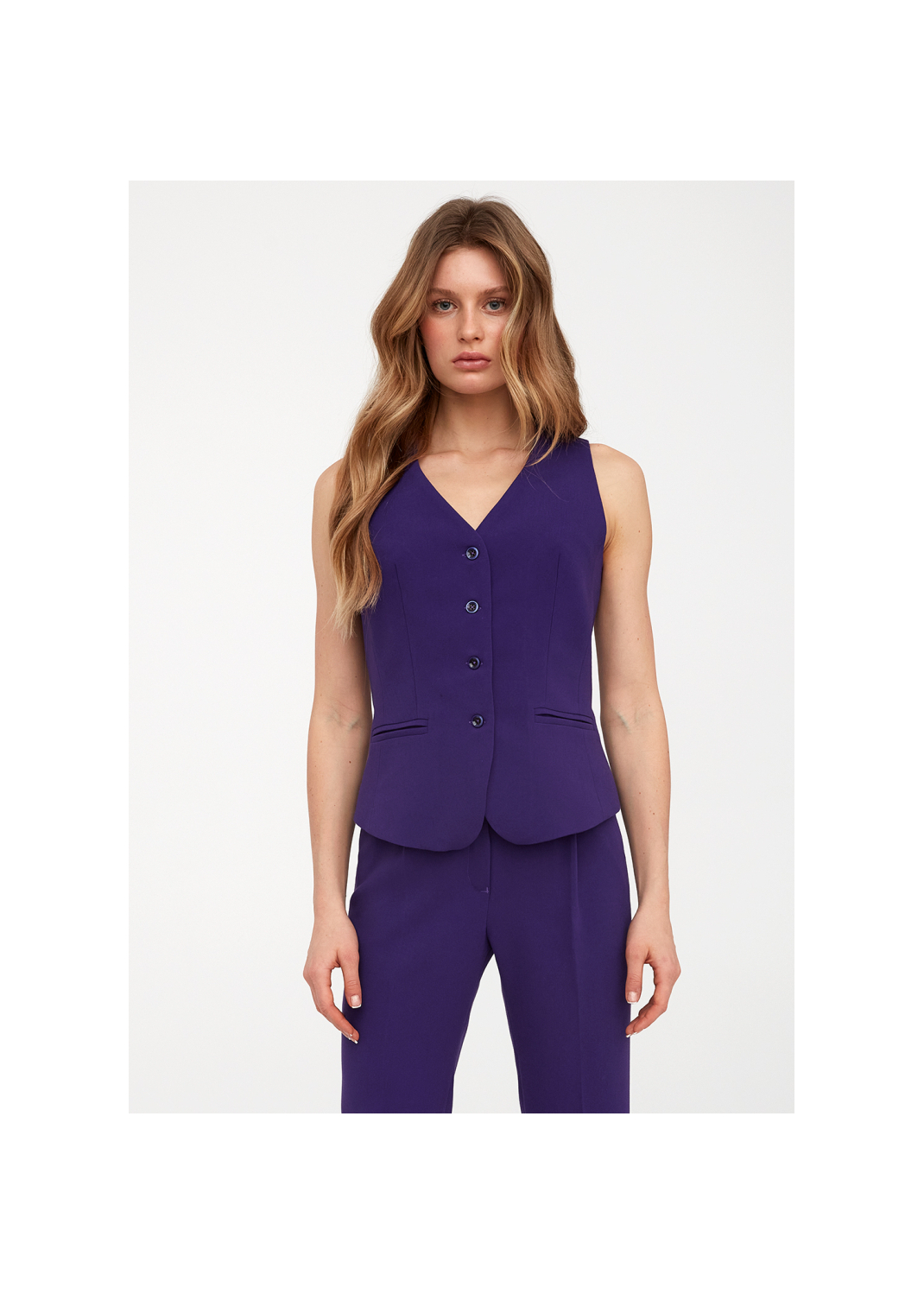 Kamizelka GIANNI fioletowy - 90269