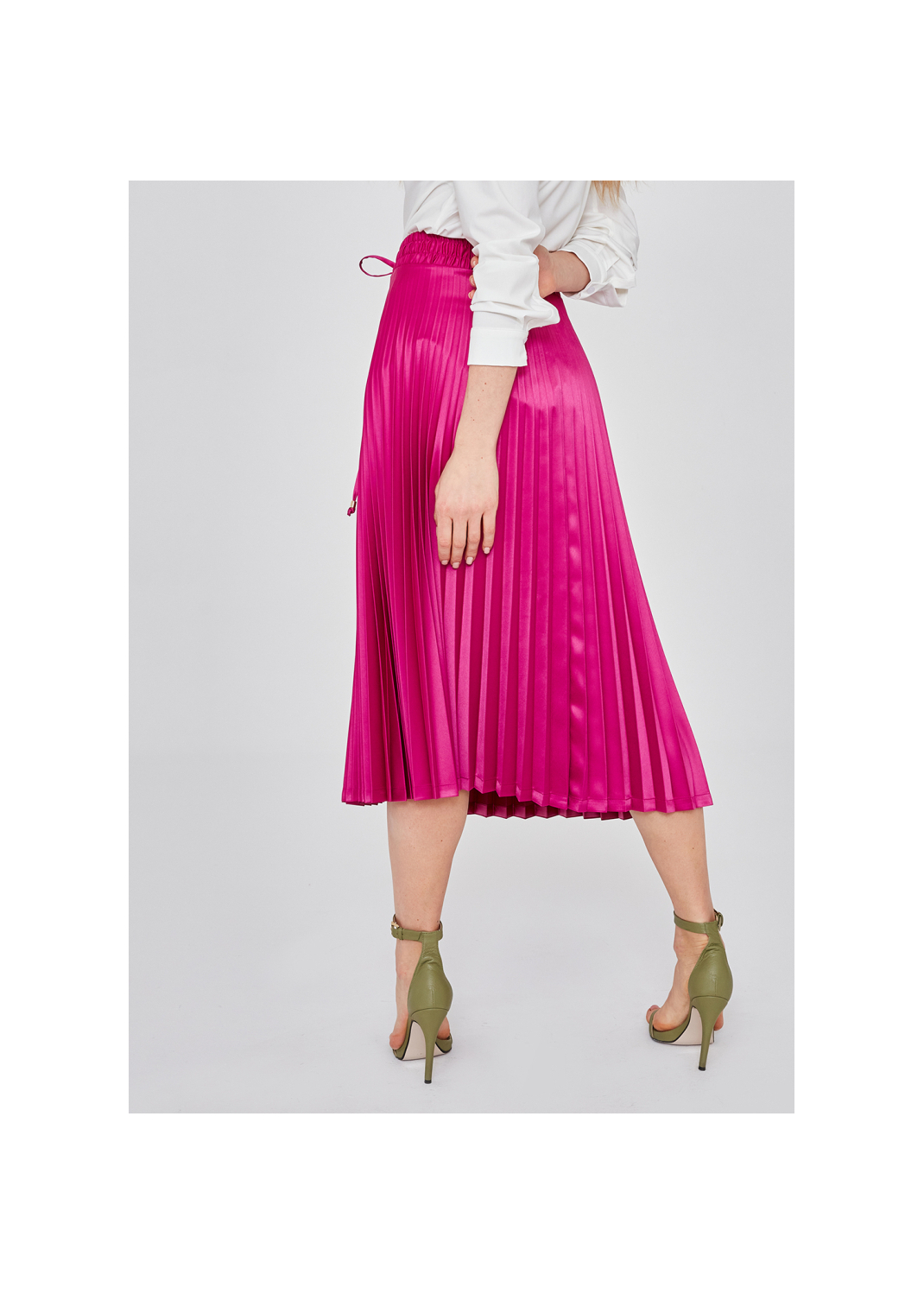 Spódnica plisowania BONETIA magenta - 84529