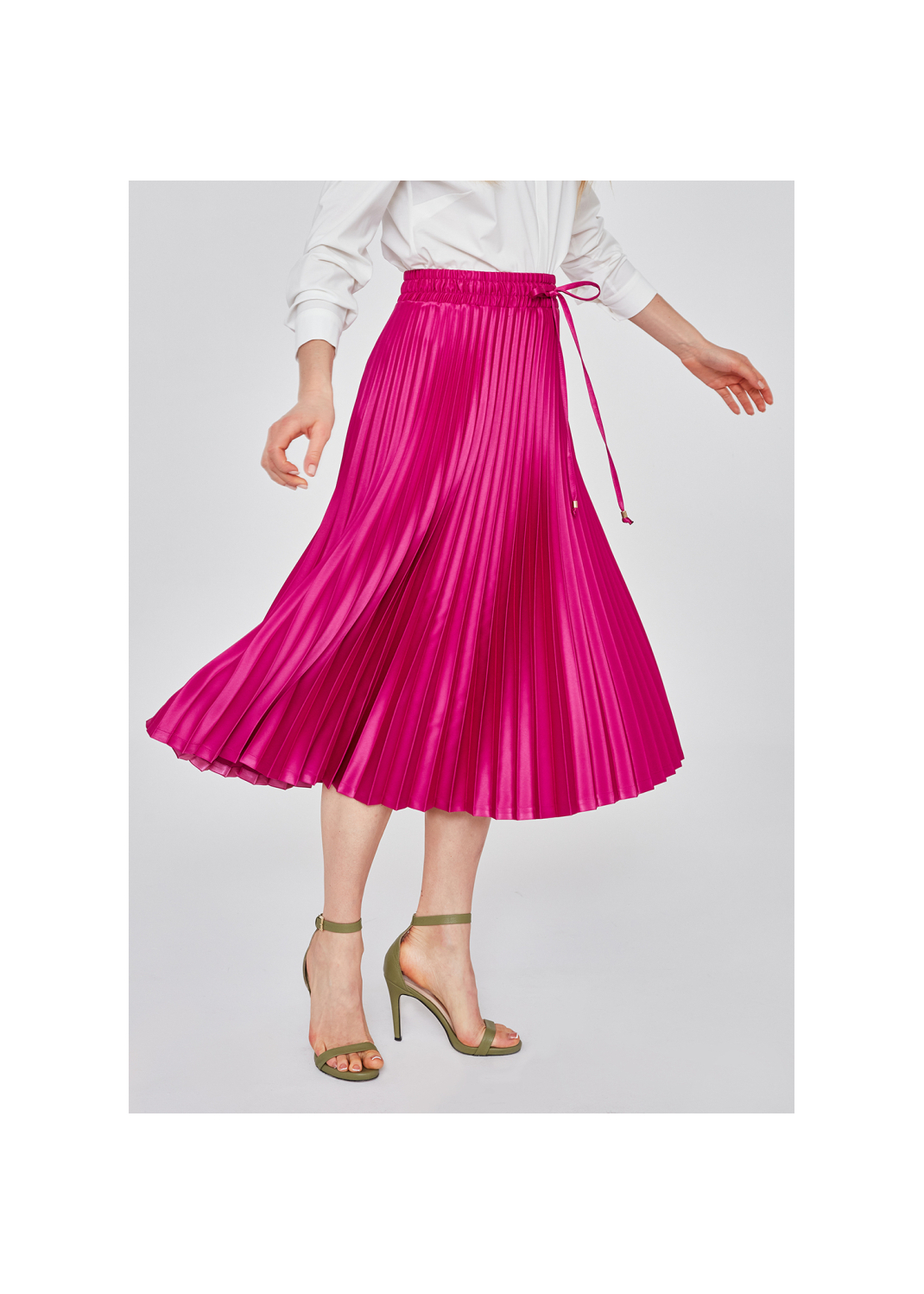 Spódnica plisowania BONETIA magenta - 84530