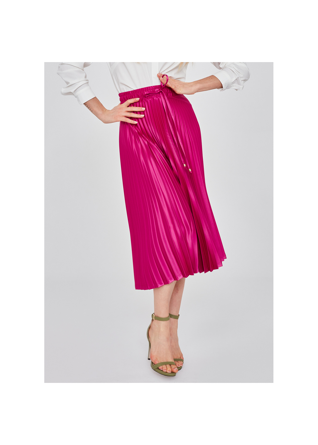 Spódnica plisowania BONETIA magenta - 84531