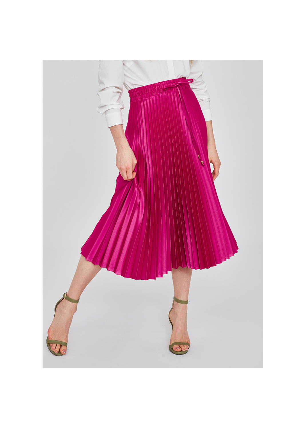 Spódnica plisowania BONETIA magenta - 84532