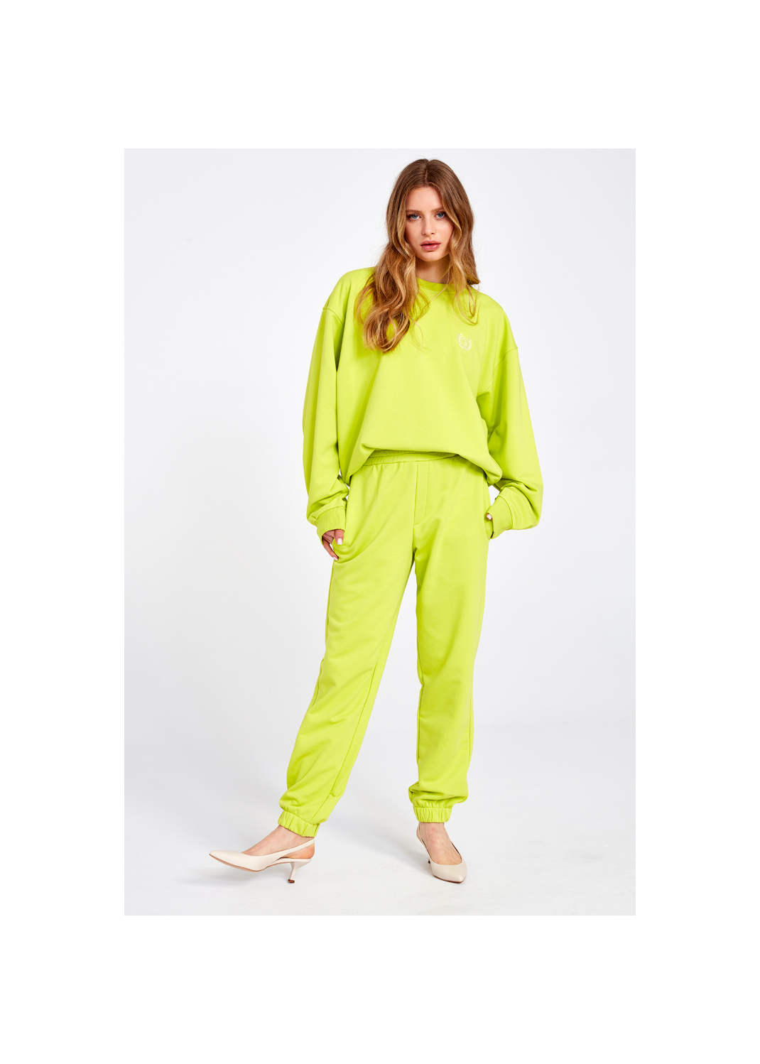 Spodnie MATHILDE limonka - 87001