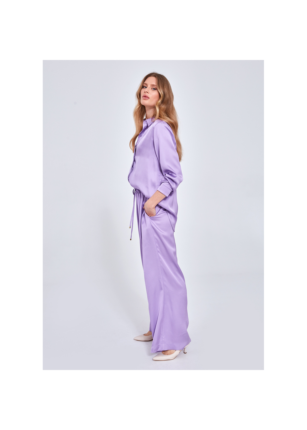 Spodnie CAPRICE liliowy - 87450