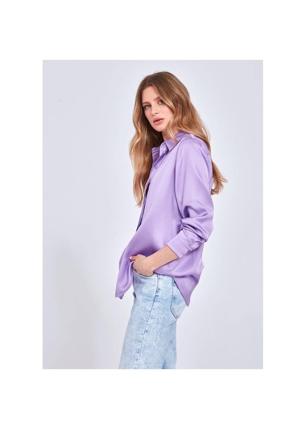 Bluzka CAPRICE liliowy - 86842