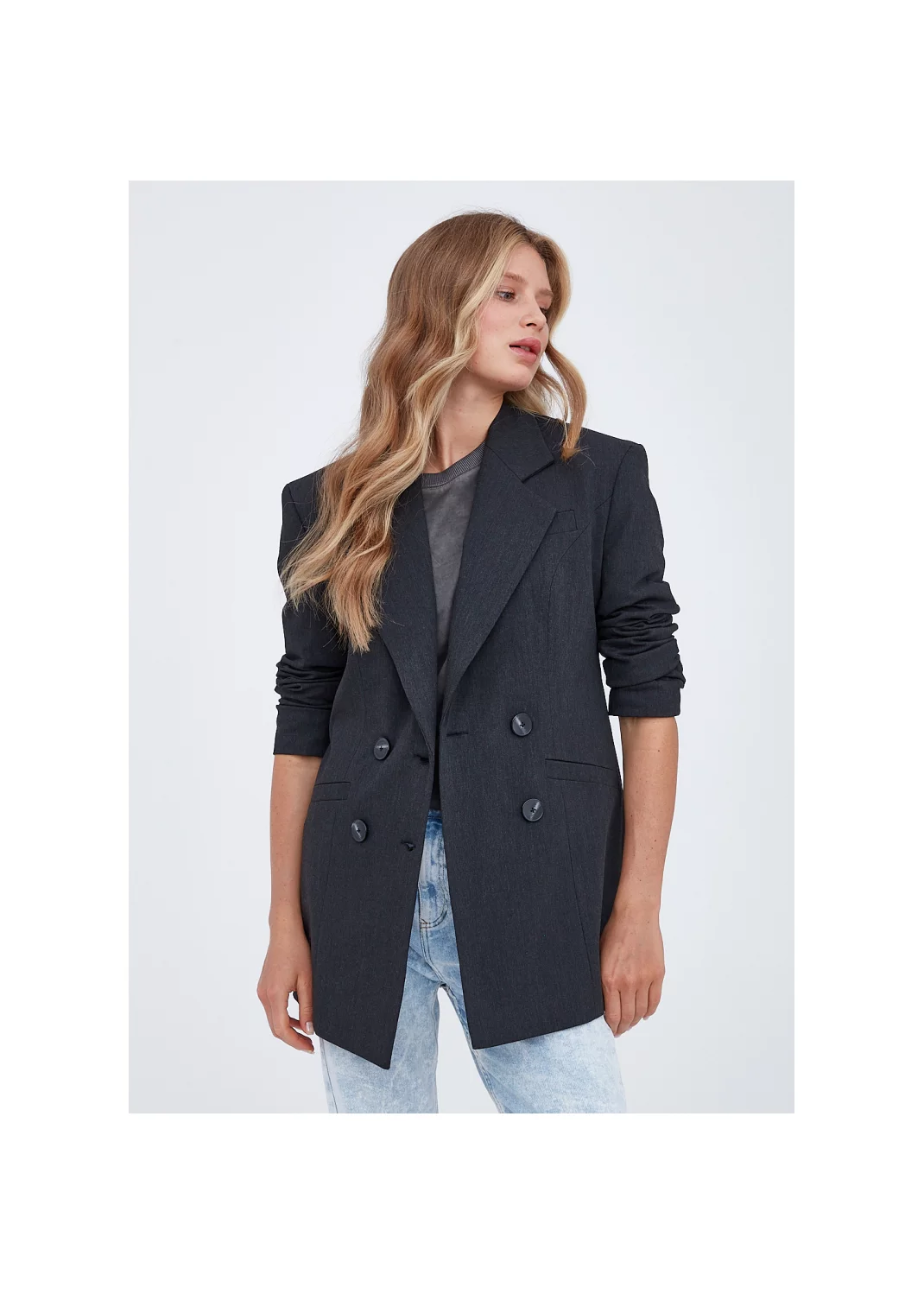 Blazer GIANNI gray melange - 134733