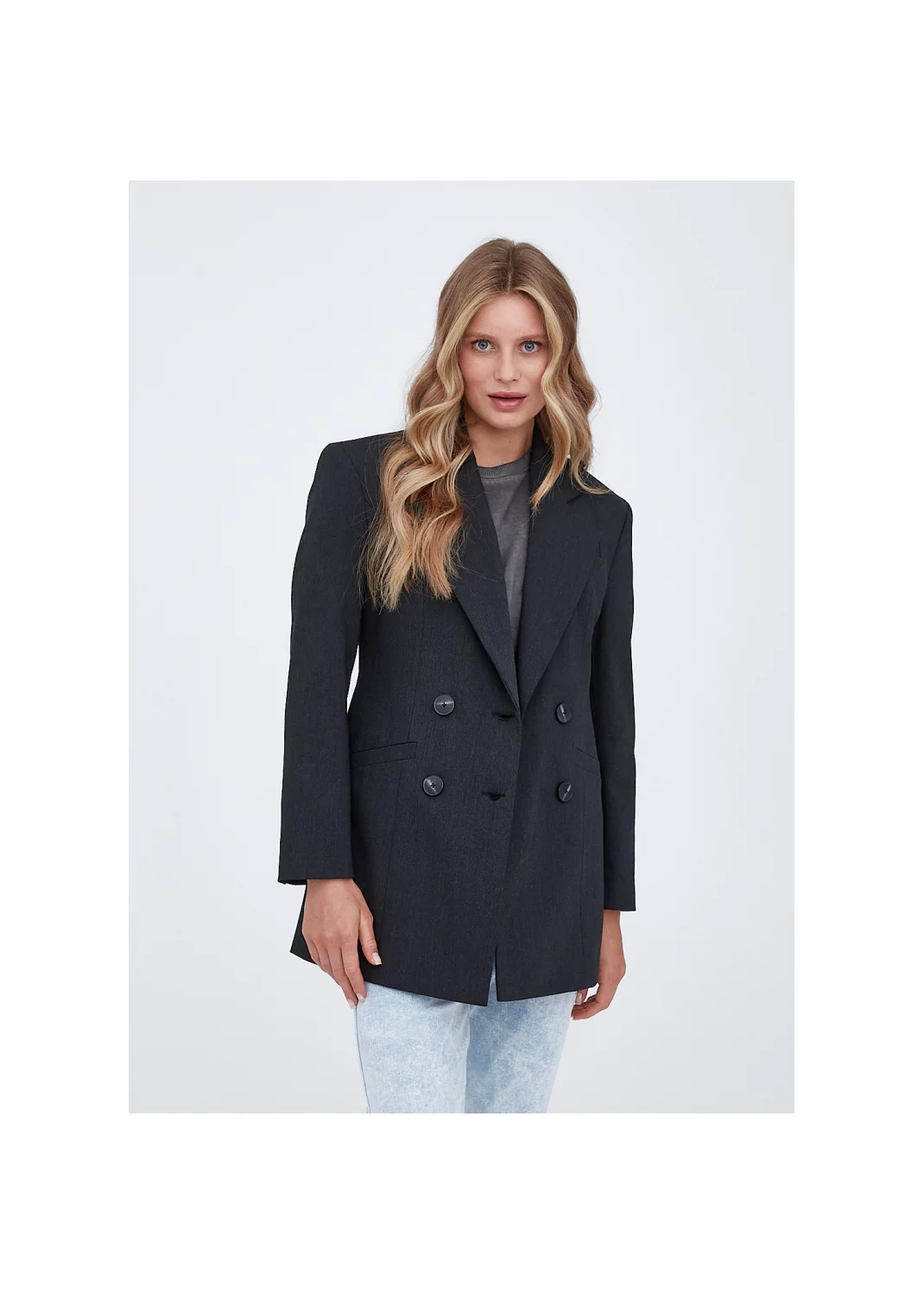 Blazer GIANNI gray melange - 134734