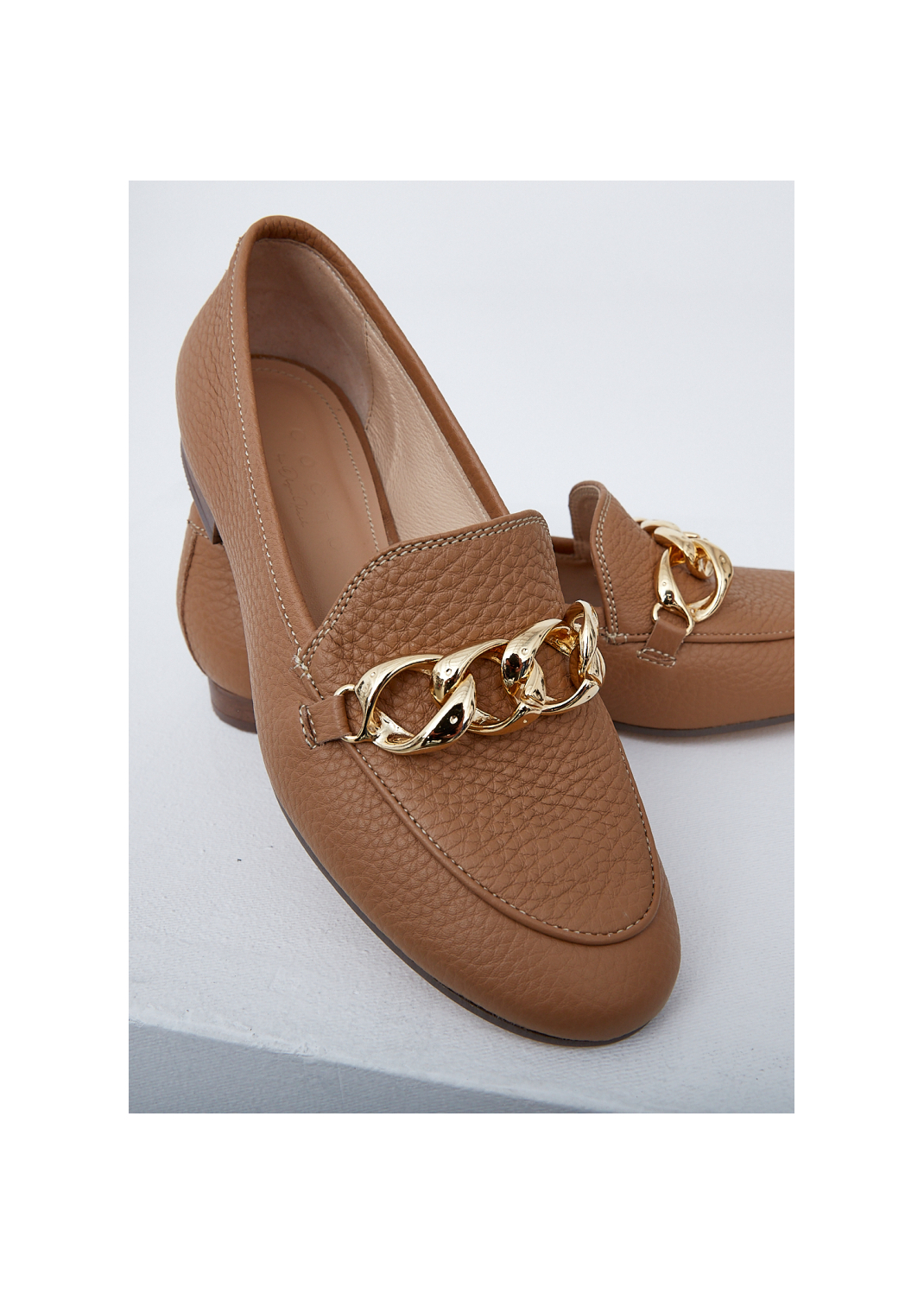 Mokasyny FUGEO beżowy - 93099