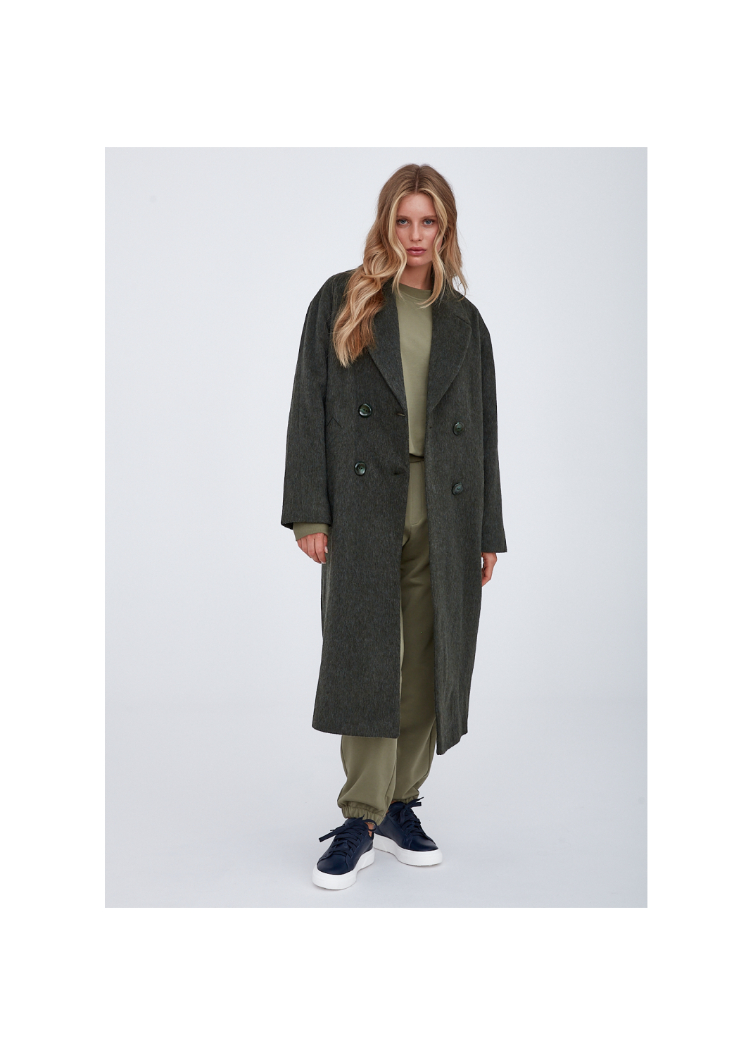 Płaszcz NICOLETTA zielony - 93028