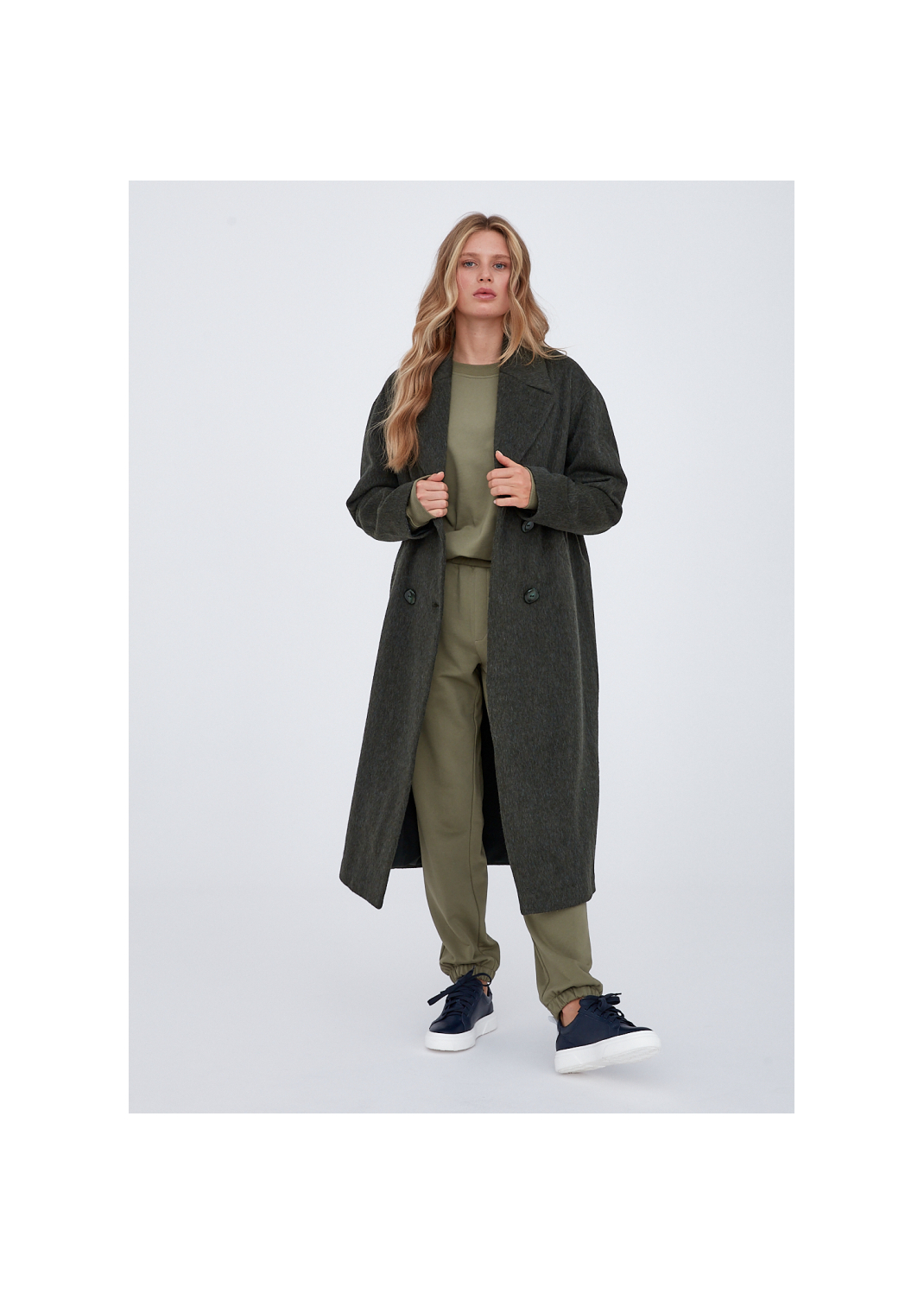 Płaszcz NICOLETTA zielony - 93029
