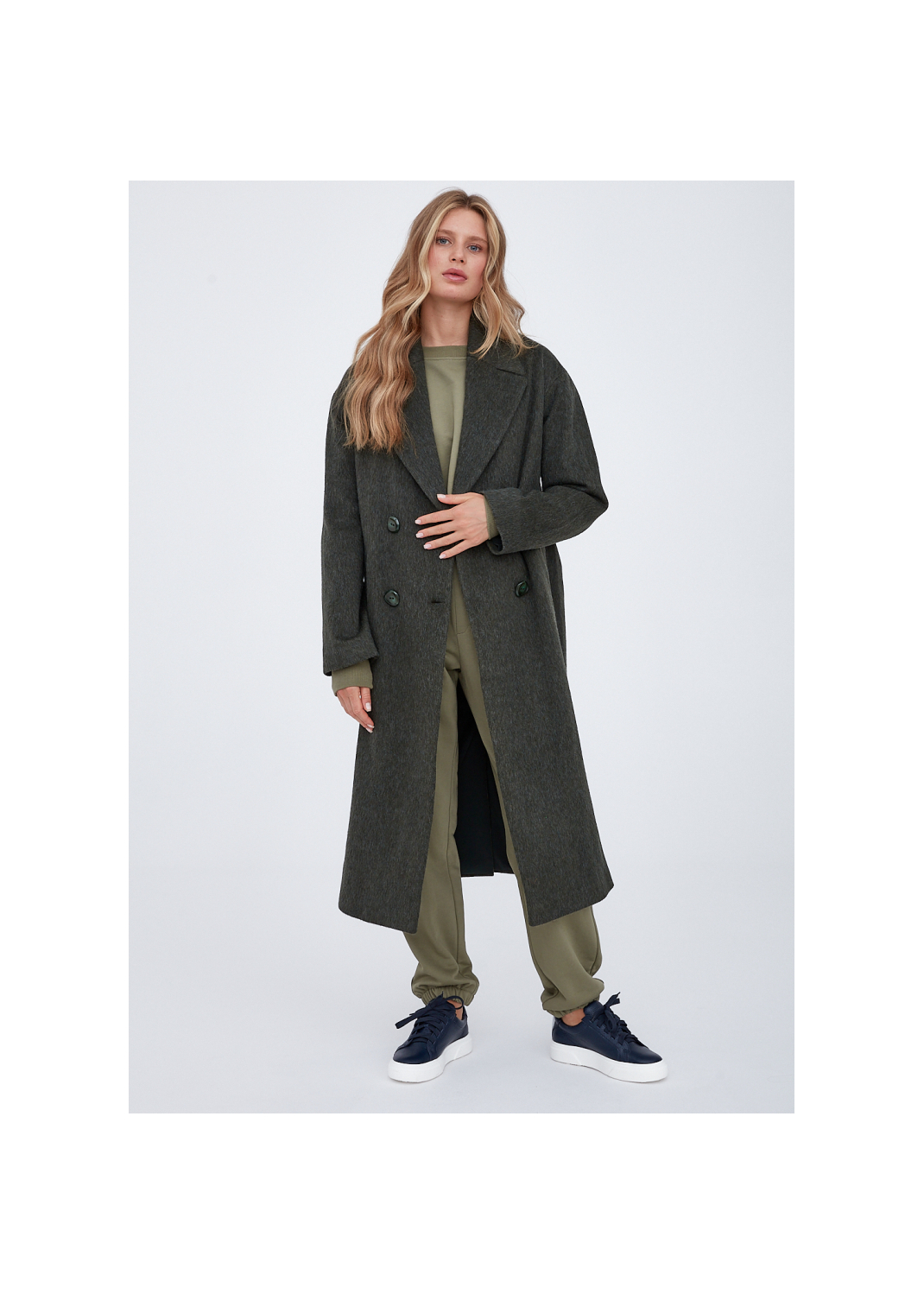 Płaszcz NICOLETTA zielony - 93030