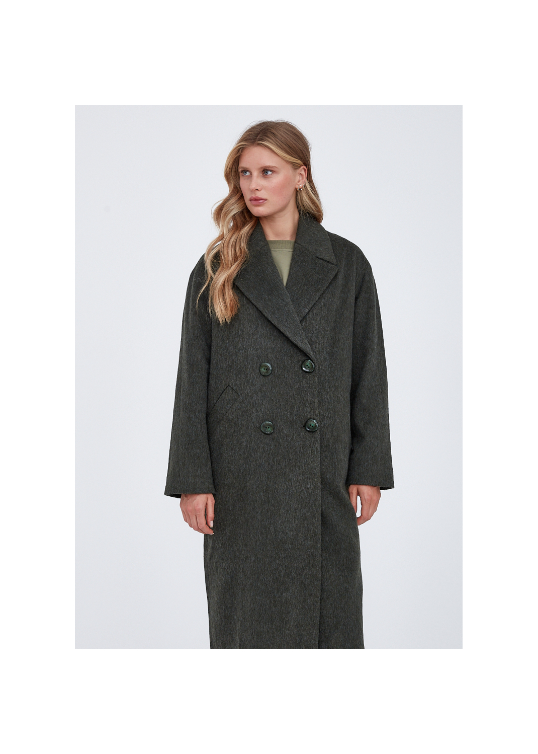 Płaszcz NICOLETTA zielony - 93031