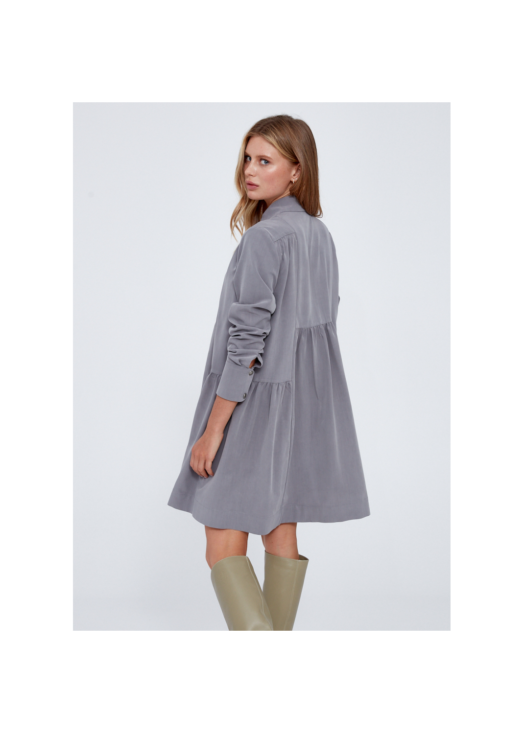 Sukienka MILA szary - 94225