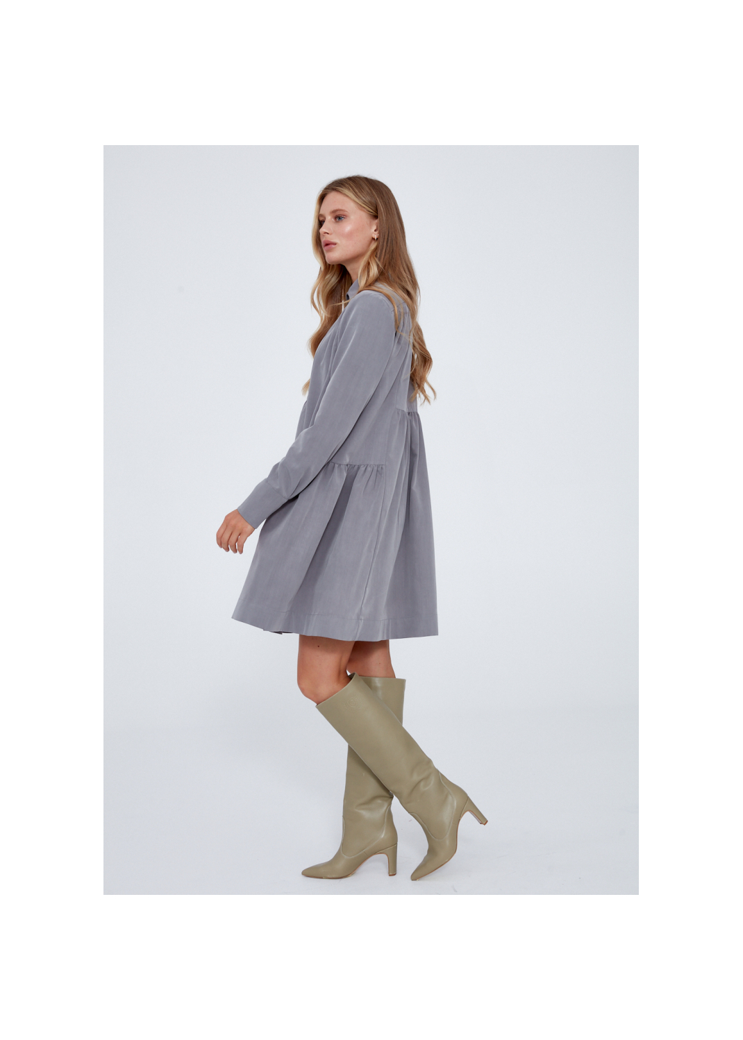 Sukienka MILA szary - 94228