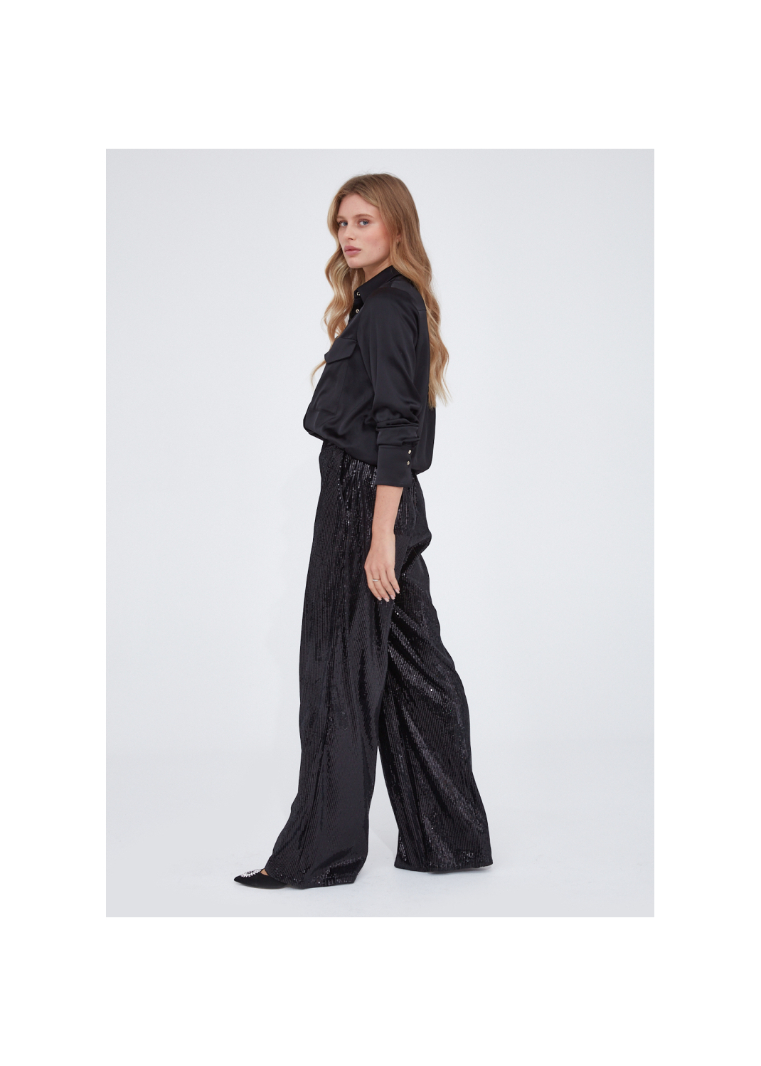 Spodnie GLAMMA cekiny - 99398