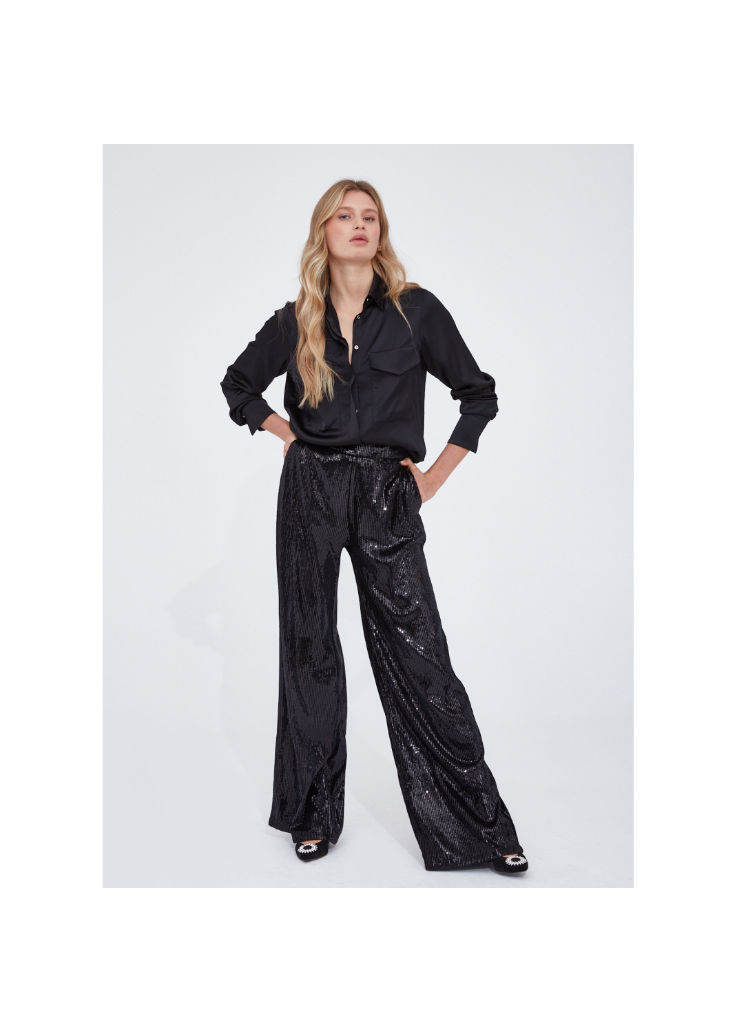 Spodnie GLAMMA cekiny - 99400