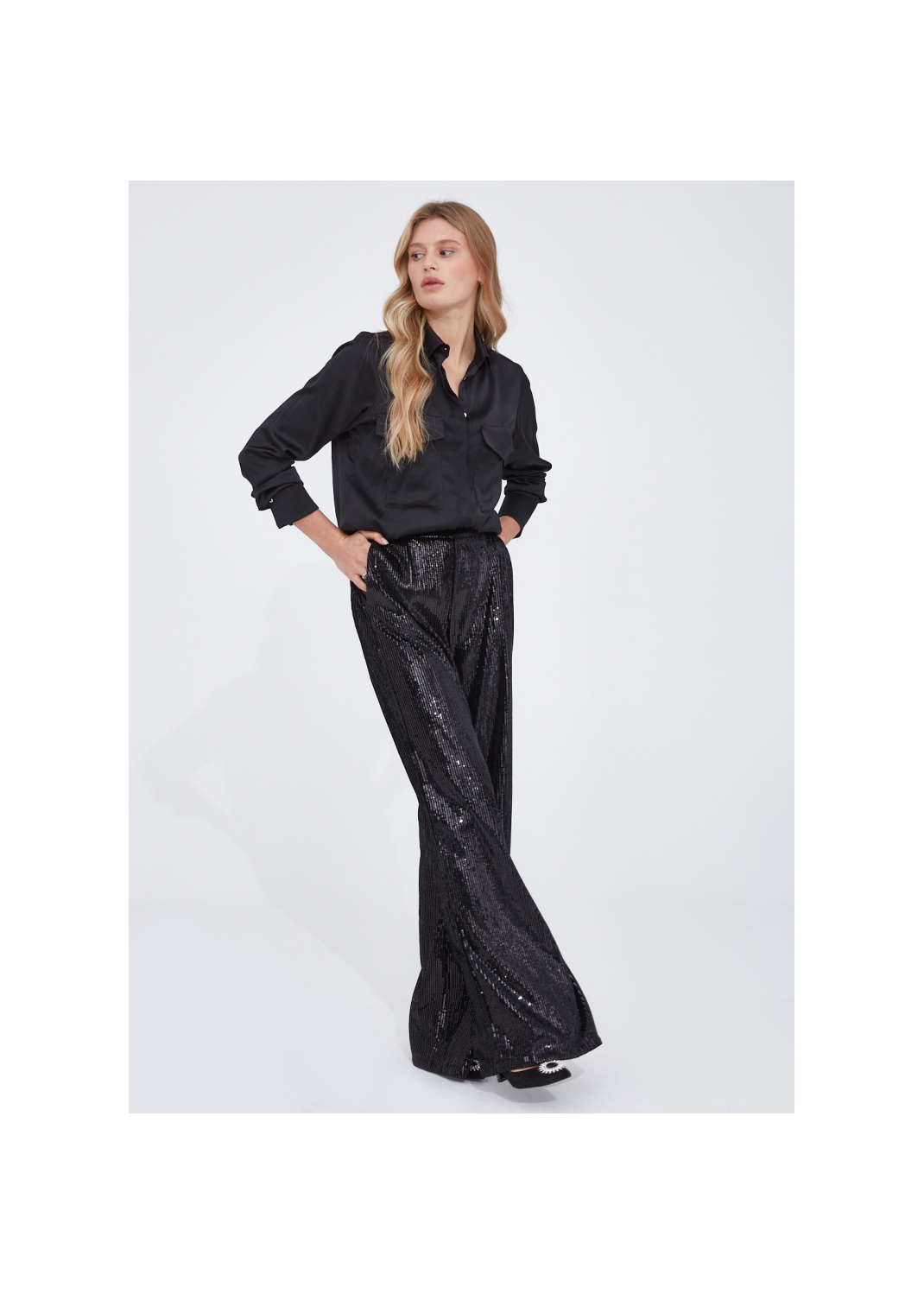 Spodnie GLAMMA cekiny - 99401