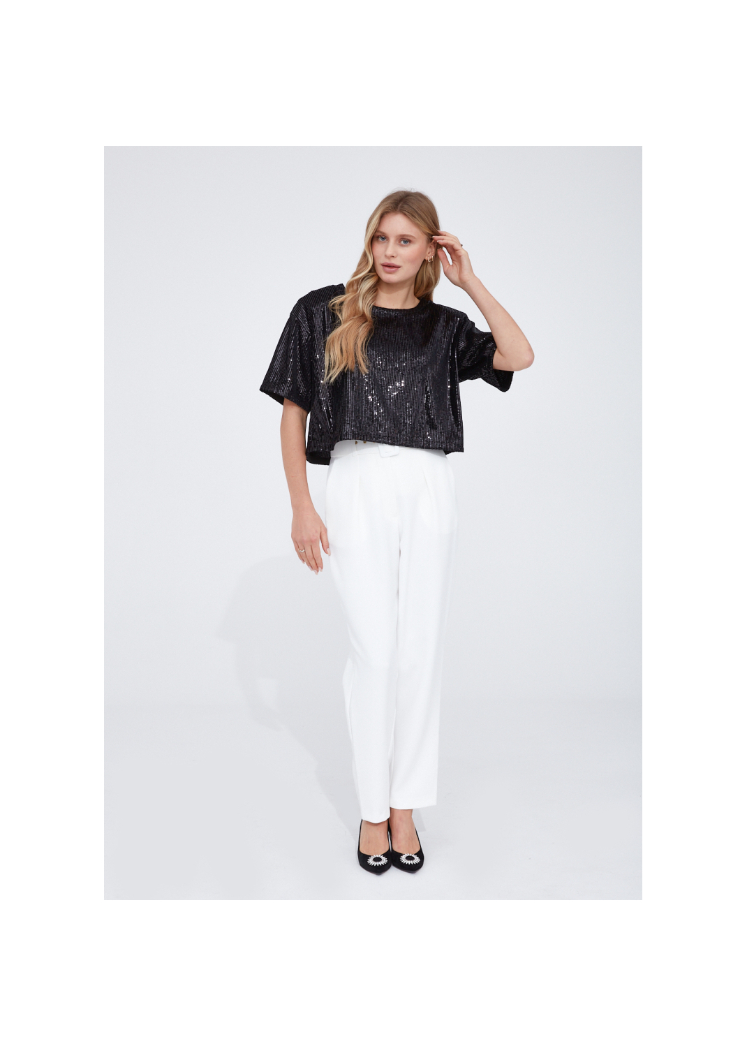 T-shirt VALERIA cekiny - 99368