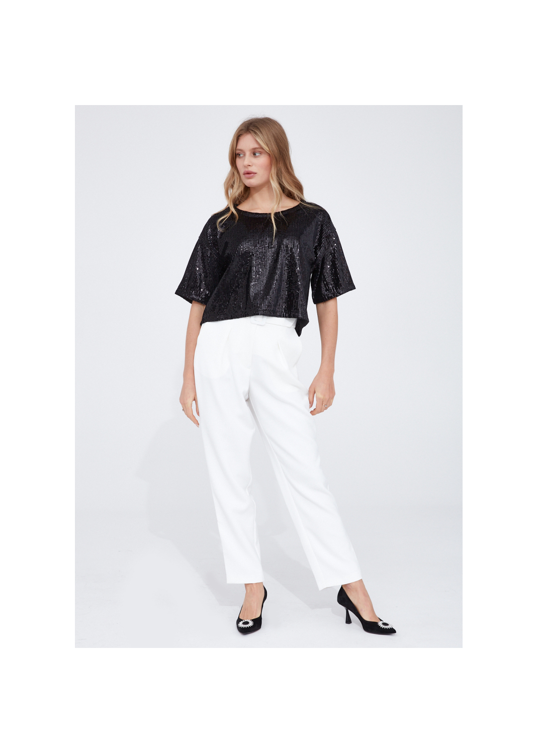 T-shirt VALERIA cekiny - 99359
