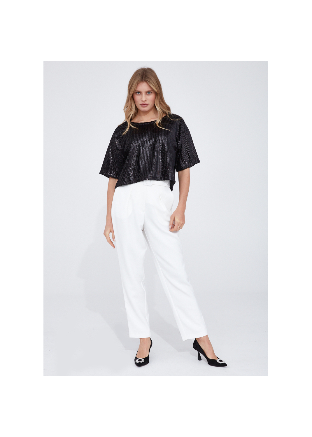 T-shirt VALERIA cekiny - 99360
