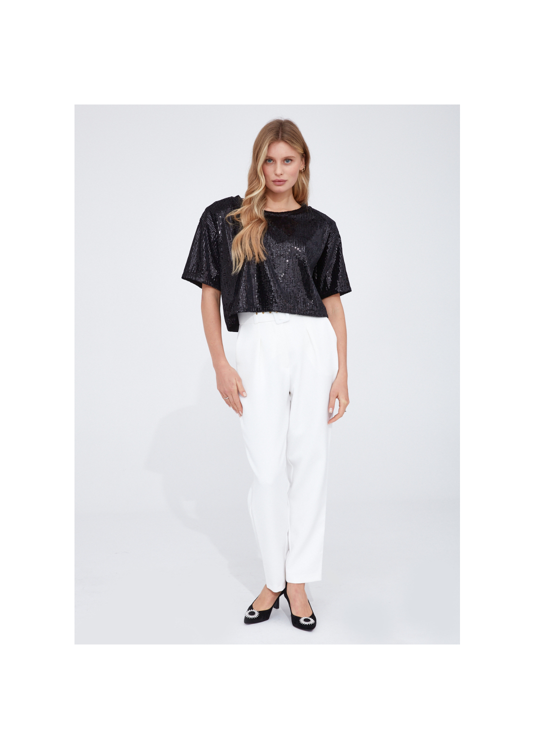 T-shirt VALERIA cekiny - 99362