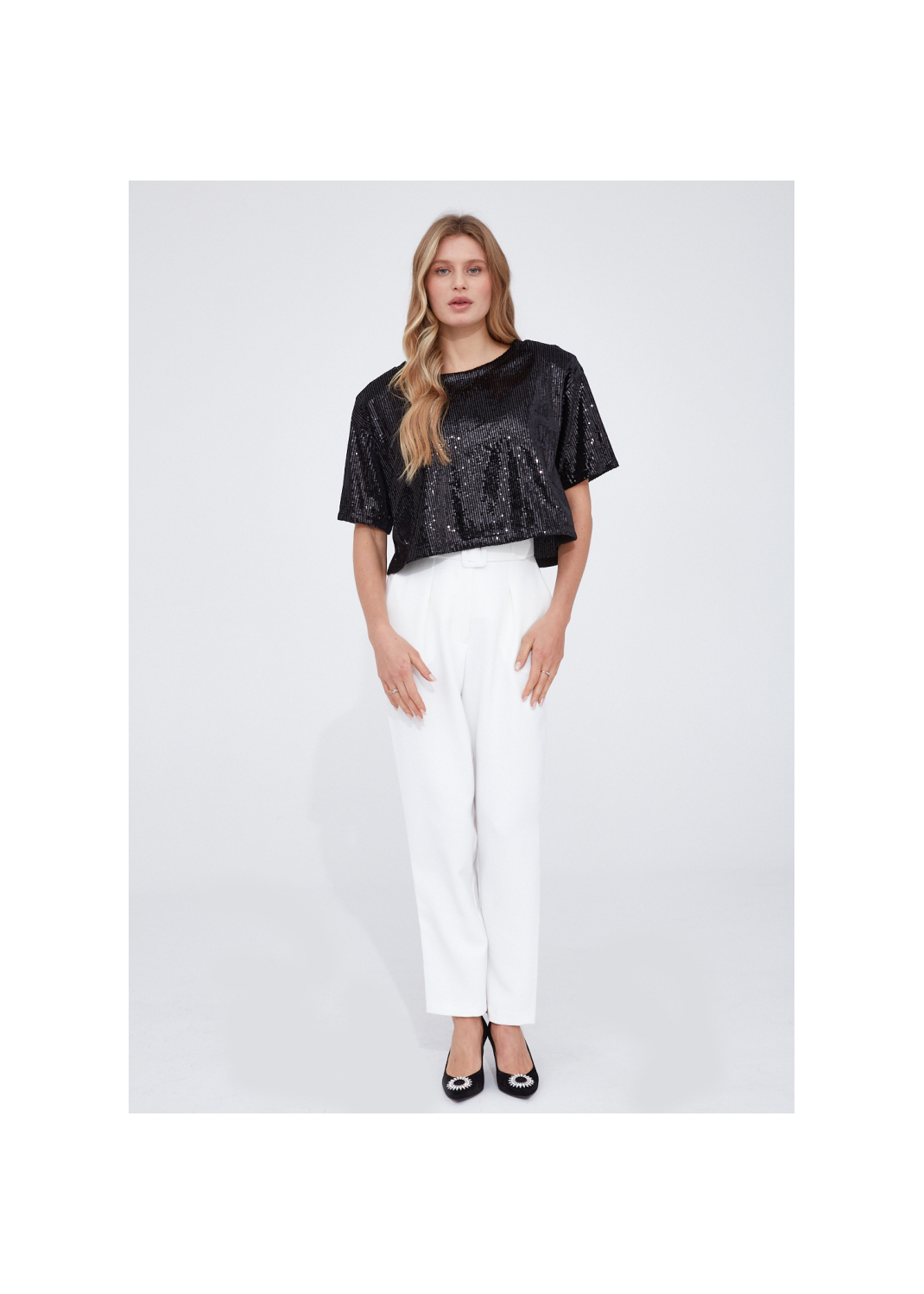 T-shirt VALERIA cekiny - 99364