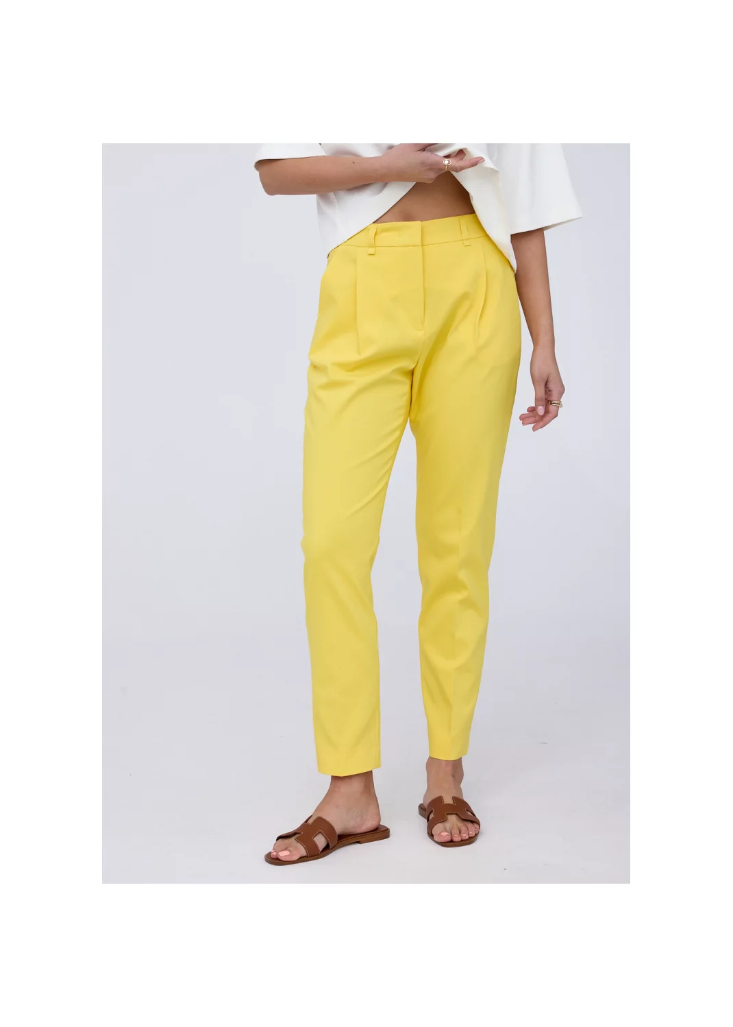 Trousers GIANNI yellow - 125174