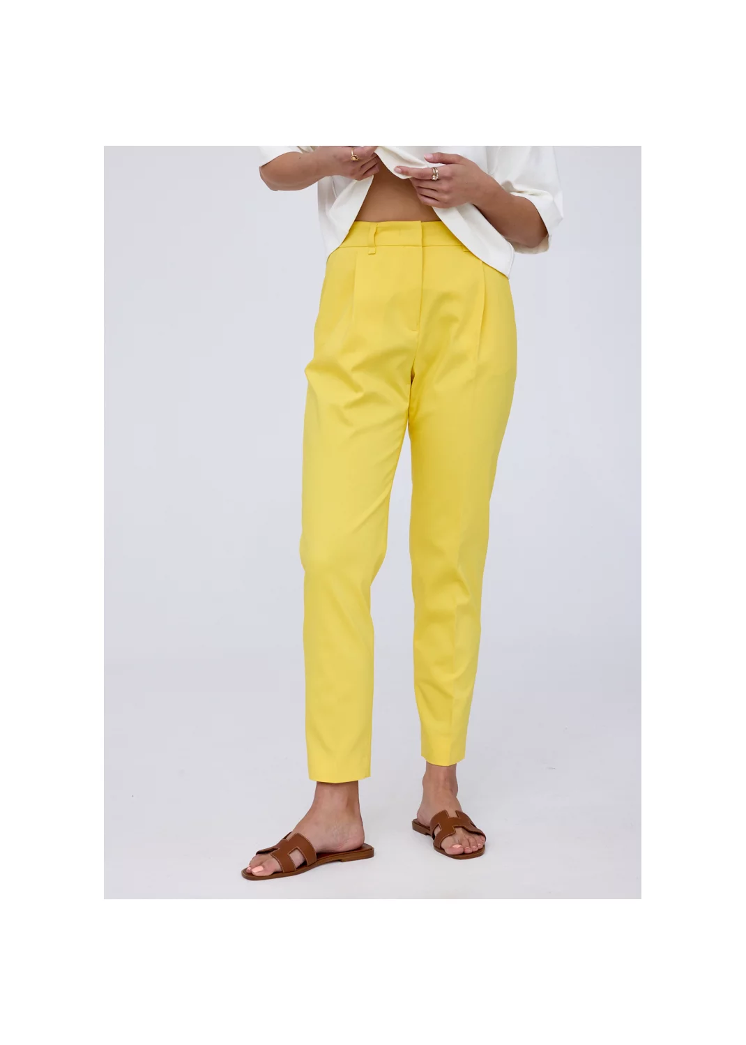 Trousers GIANNI yellow - 125176