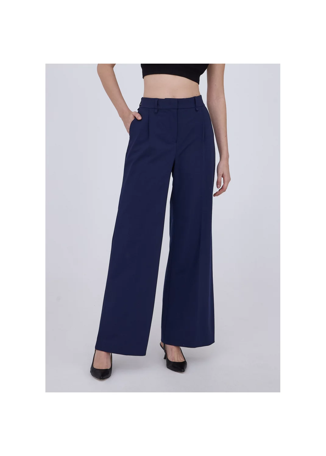 Trousers MARAPII navy blue - 125155