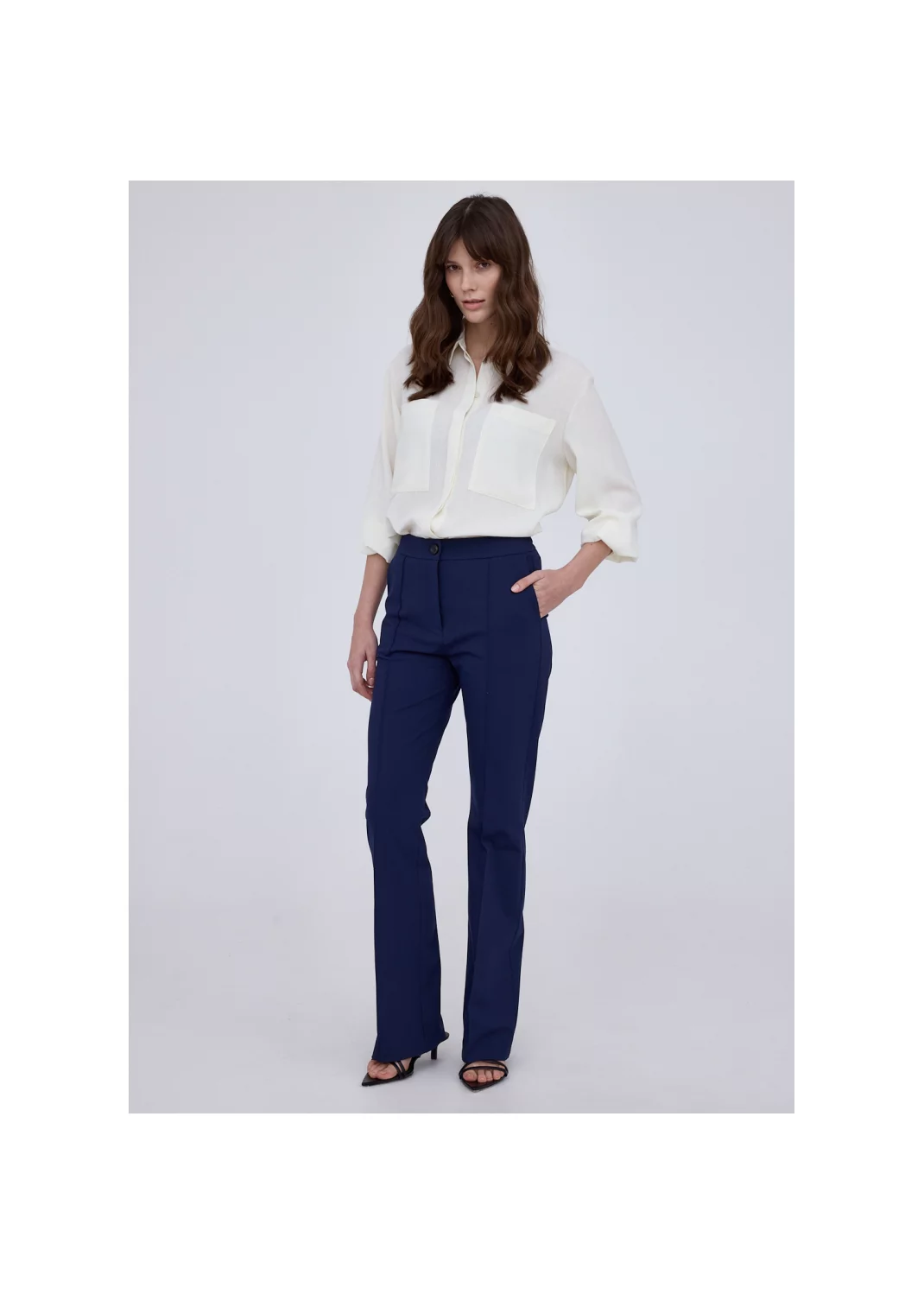 Trousers JANICE navy blue - 124943