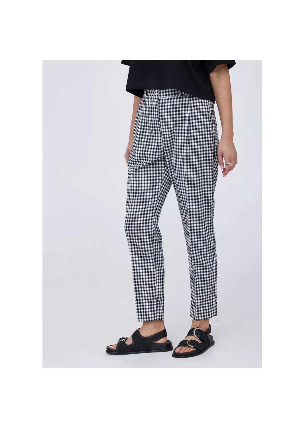 Trousers PAULETTE check - 124895