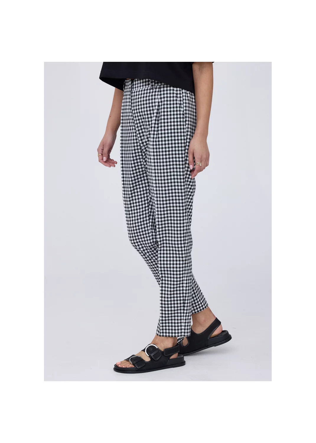 Trousers PAULETTE check - 124897