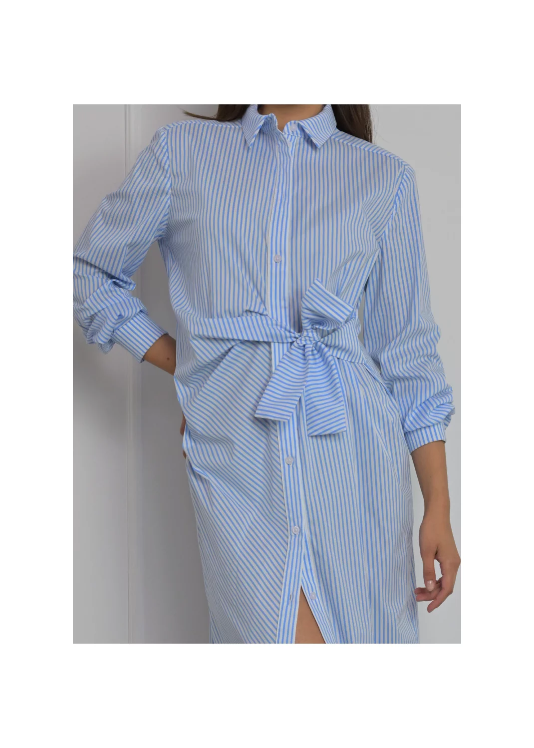 Dress NORAH blue striped - 125429