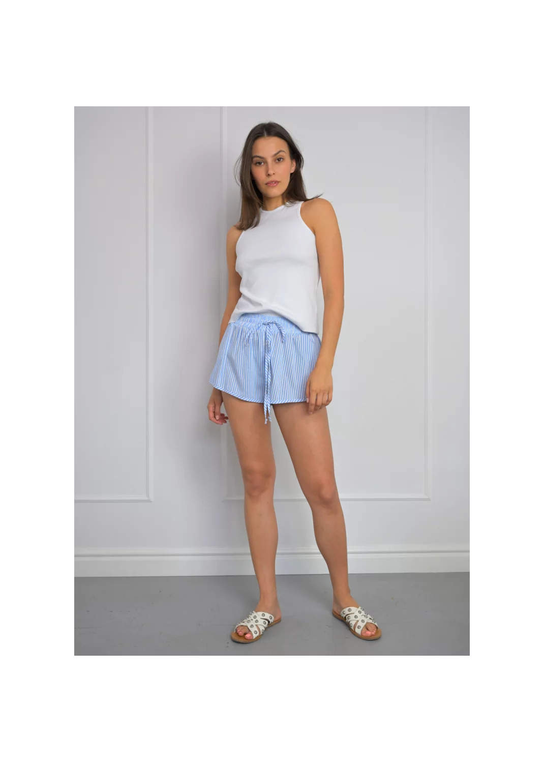 Shorts WENDY blue striped - 128232