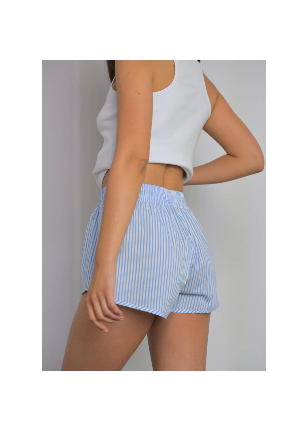 Shorts WENDY blue striped - 128233