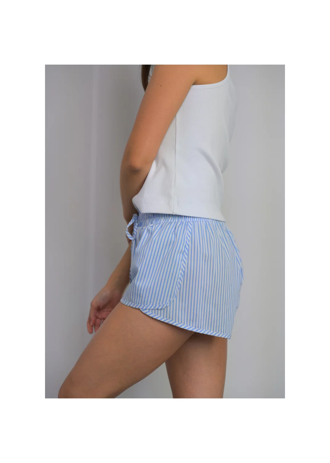 Shorts WENDY blue striped - 128234