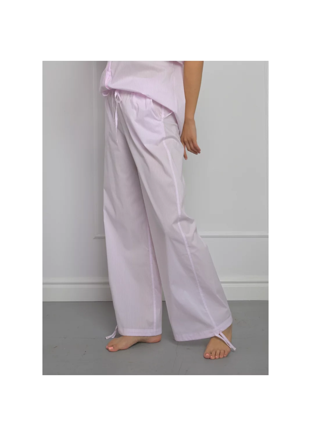 Trousers WENDY pink striped  - 128285