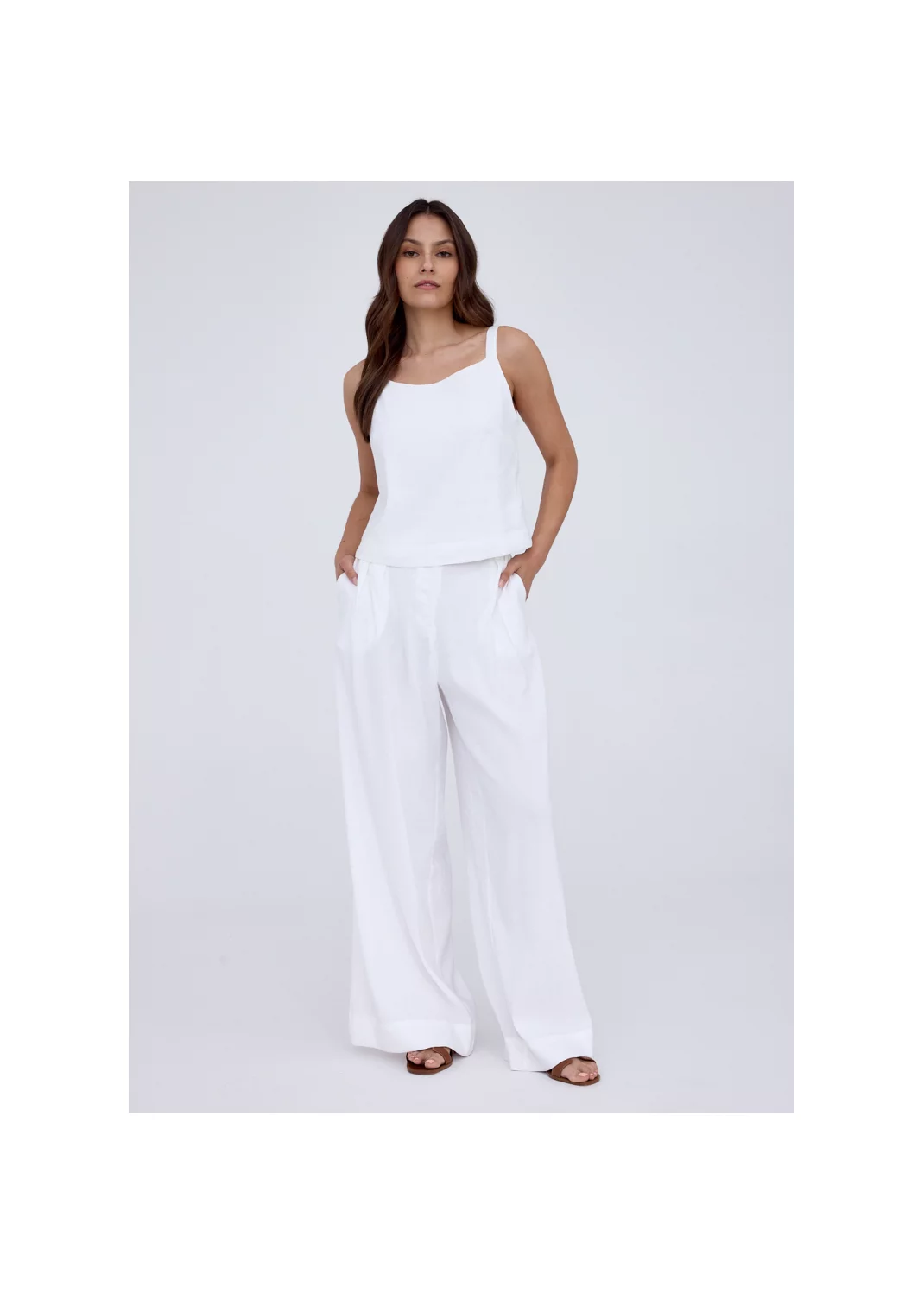 Top OLIVIA linen - 124697